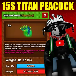 TITANIC NIGHTMARE PEACOCK 15S CD