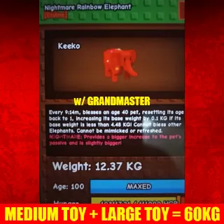 Rainbow Hatched Elephant