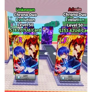 UNKNOWN CHRONO DUO EVOLUTION + ADMIN CHRONO DUO EVOLUTION