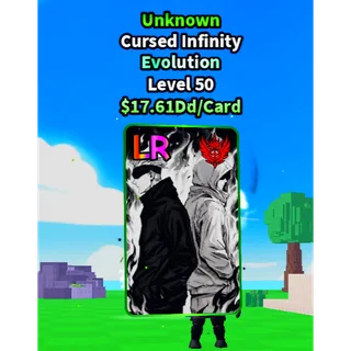 UNKNOWN CURSED INFINITY EVOLUTION | ANIME CARD FARM