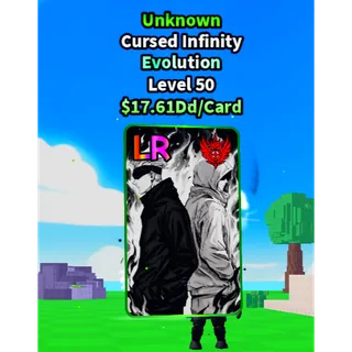 UNKNOWN CURSED INFINITY EVOLUTION | ANIME CARD FARM