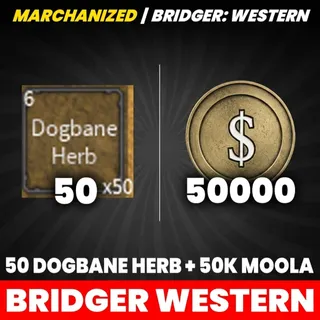 50 DOGBANE HERB + 50K MOOLA