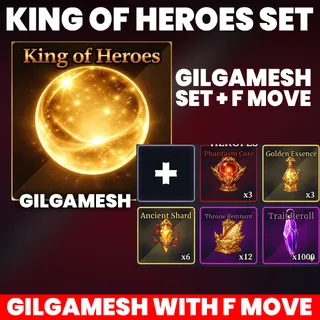 KING OF HEROES SET WITH F MOVE (GILGAMESH)