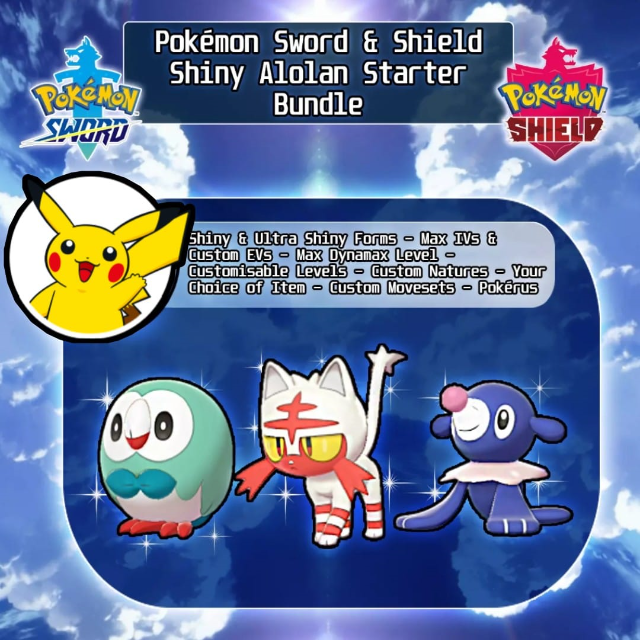 Bundle Starter Bundl Shiny 6ivs In Game Items Gameflip