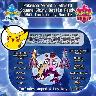 Toxtricity Ultra Shiny Battle Ready In Game Items Gameflip