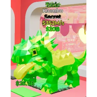 FORTNITE STEAL THE BRAINROT TOXIC KLOMBO 352M/S