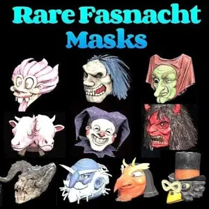 Apparel | Rare Fasnacht Masks Set