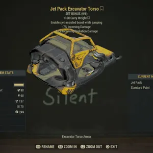 Excavator Jet Pack Torso