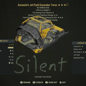 Jetpack excavator torso