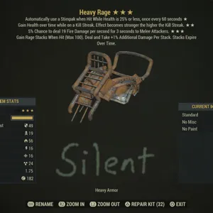 New Heavy Rage Armor!!