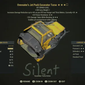 Excavator Jet Pack Torso