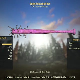 Rare Weapon | LVL 5-45 | Pink Baseball Bat |