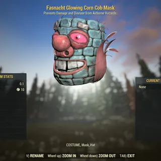 Rare Apparel | Fasnacht Glowing Corn Cob Mask |