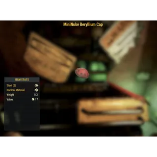 Dev Junk | MiniNuke Beryllium Cap | Displayable |