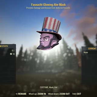 Rare Apparel | Fasnacht Glowing Abe Mask |