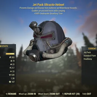 Dev Power Armor | Jet Pack Ultracite Helmet | 
