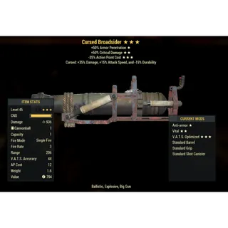 Weapon | Cursed Broadsider |