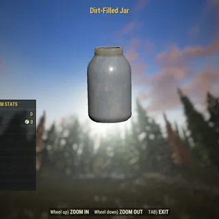 Rare Misc | Dirt-Filled Jar | Displayable |
