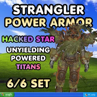 Power Armor | LVL 1 | Strangler Heart | ★ Unyielding ★★ Powered ★★★ Titans | Jetpack Arm/Helmet | Injected Effect |