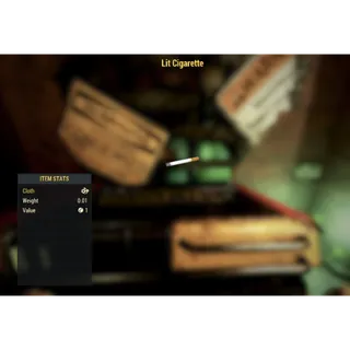 Dev Junk | Lit Cigarette | Displayable |