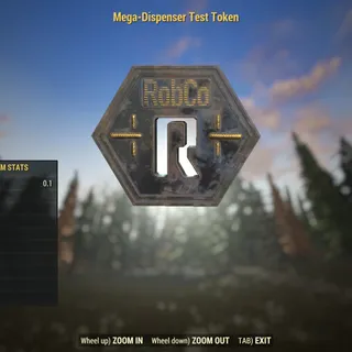 Rare Misc | Mega-Dispenser Test Token | Displayable |