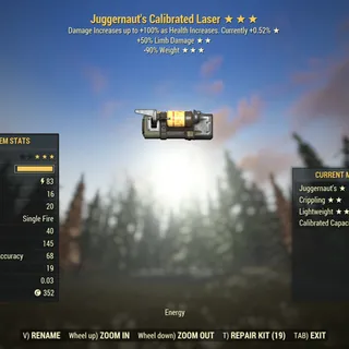 Missing Parts | LVL 50 | Laser Rifle | Copies Other Weapons Models and Animations | Paddleball, Dragon and more |