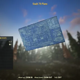 Rare Misc | Vault 79 Plans | Displayable |