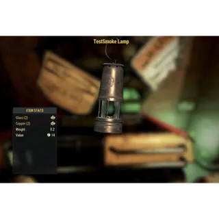 Dev Junk | TestSmoke Lamp | Displayable |