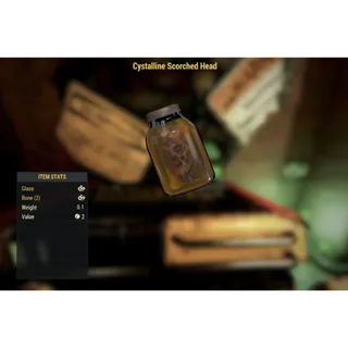 Dev Junk | Cystalline Scorched head | Displayable |