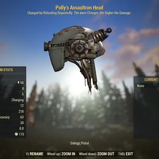 Dev Weapon | LVL 1 | Polly's Assaultron Head |