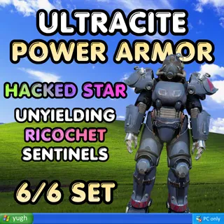 Power Armor | Ultracite | ★ Unyielding ★★ Ricochet ★★★ Sentinels | Jetpack Arm | Injected Effect |