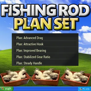 Plan | 5 Best Fishing Rod Plan Set + Free Improved Bait |
