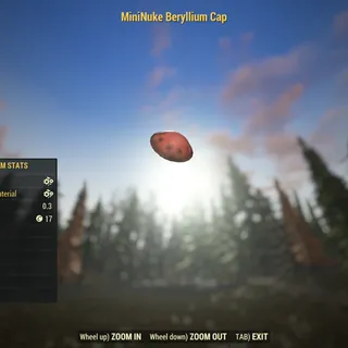 Dev Junk | MiniNuke Beryllium Cap | Displayable |