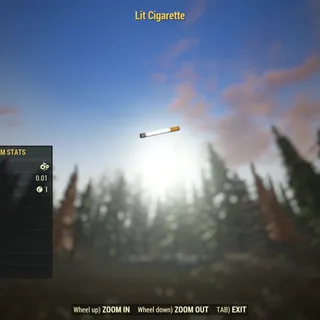 Dev Junk | Lit Cigarette | Displayable |