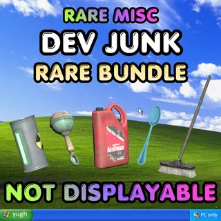 Rare Misc | DEV Junk Bundle x5 | Not Displayable | Nuclear Waste, Doomsday, Elixir Science, Hivemind, Signal |
