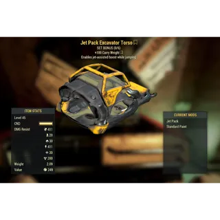 Dev Power Armor | Jet Pack Excavator Torso | 