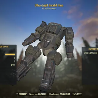 Dev Apparel | Ultra-Light Invalid Item | Marine Armor |