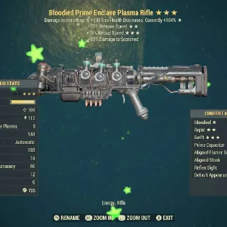 B/25/15 Enclave Plasma Rifle