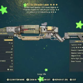 D/E/15c Ultracite Laser Rifle