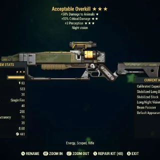 (Legacy) Survival Weapons