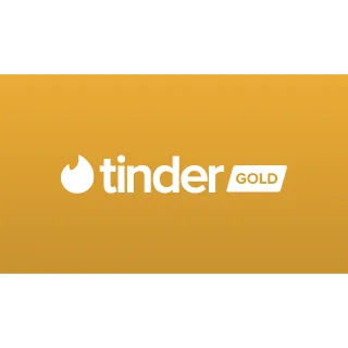 Tinder Gold 1 Month Subscription US ONLY