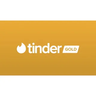 Tinder Gold 1 Month Subscription US ONLY
