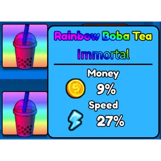 RAINBOW BOBA TEA %27 SPEED& %9 MONEY