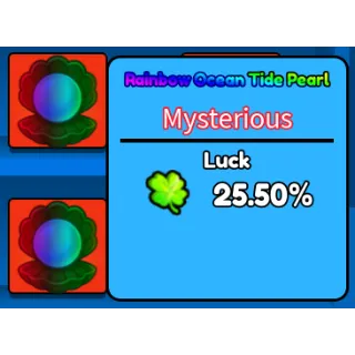 RAINBOW OCEAN TIDE PEARL %25.50 LUCK