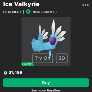 Roblox Free Valkyrie