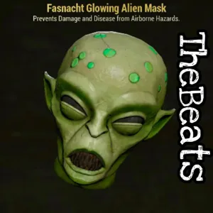 Glowing Alien Mask