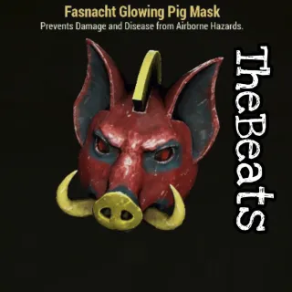 Glowing Pig Mask