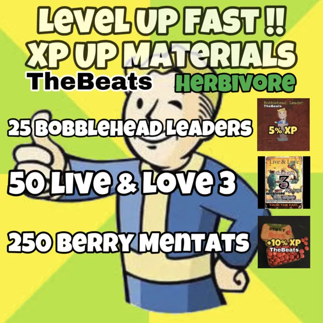 XP Herbivore Fallout 76 Game Items Gameflip