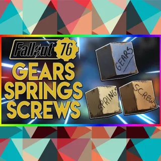 Junk | 6K Gears Springs Screws