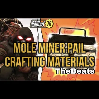 Mole Miner Pail Material